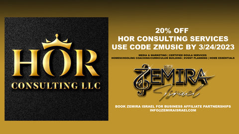 Zemira Israel affiliate code for HOR Consulting LLC