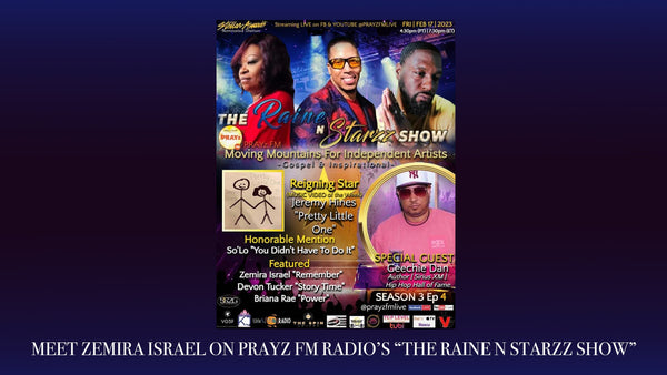 Prayz FM Radio Raine N Starzz Show Zemira Israel "Remember" music video is featured