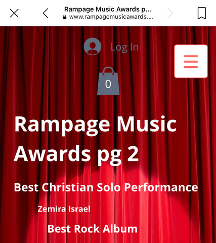 rampage awards winner zemira israel 2023
