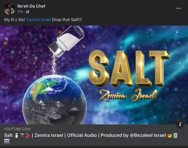 Zemira Israel Salt Ztribe