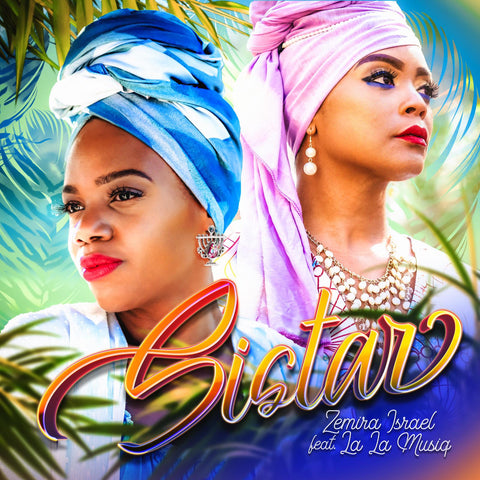 Cover art by Bezaleel Israel for the song Sistar by Zemira Israel and La La Music