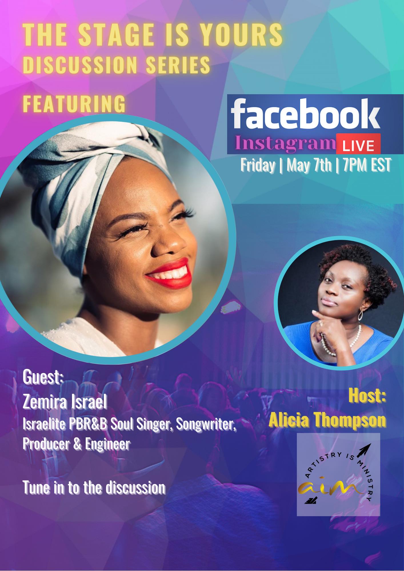 Zemira Israel interview with Alicia Thompson Zipporah of The Stage is Yours
