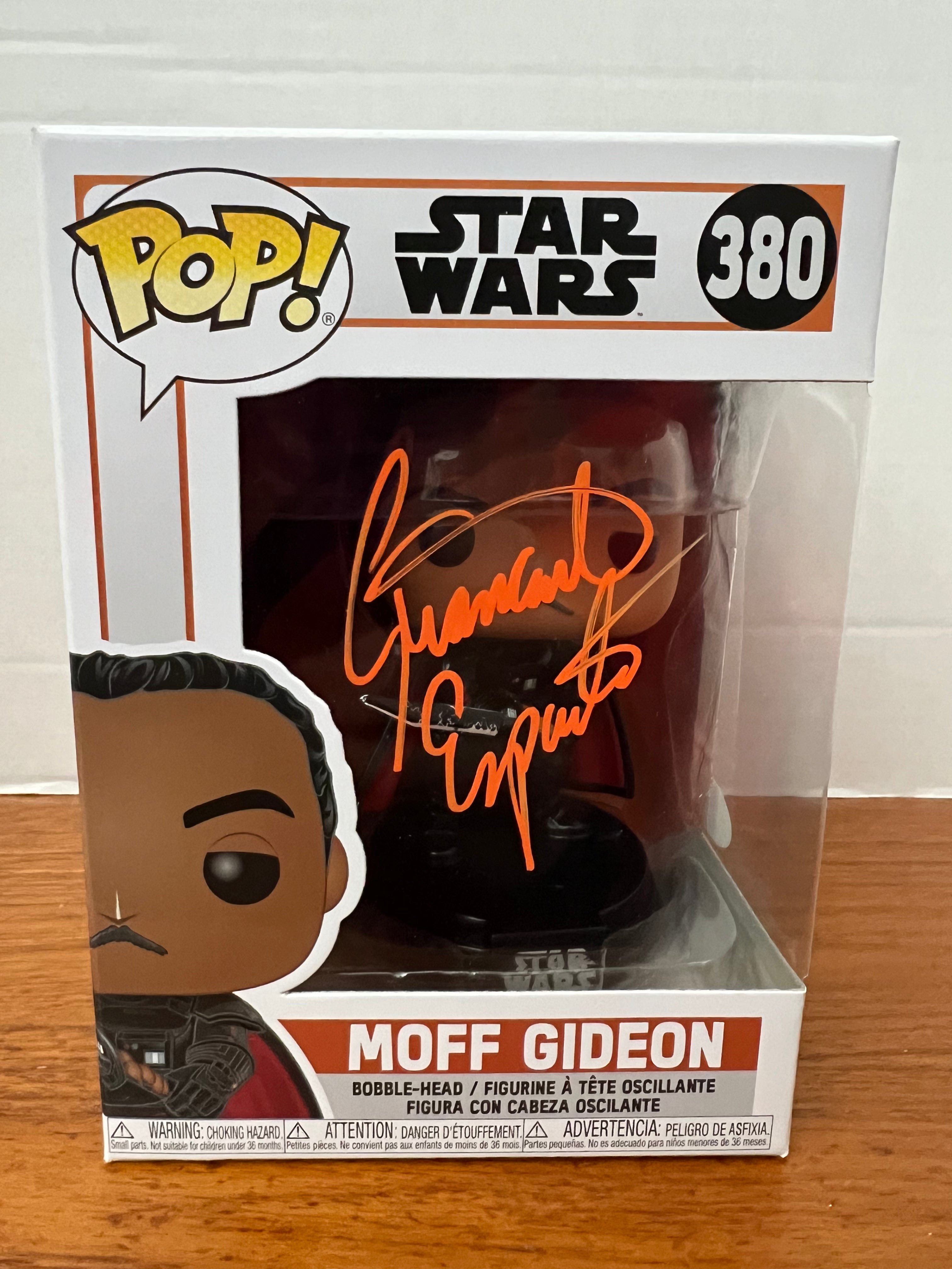The Mandalorian Moff Gideon Funko Pop Signed by Giancarlo Esposito