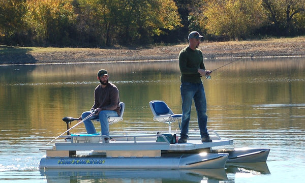 The Original Pond King Mini Pontoon Boat | Pond King Sport ...