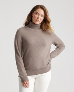 Luxe Baby Cashmere Turtleneck Sweater