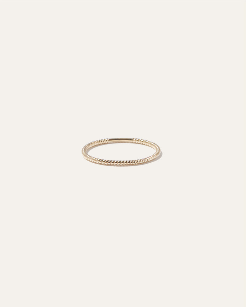 14k Gold Twist Ring