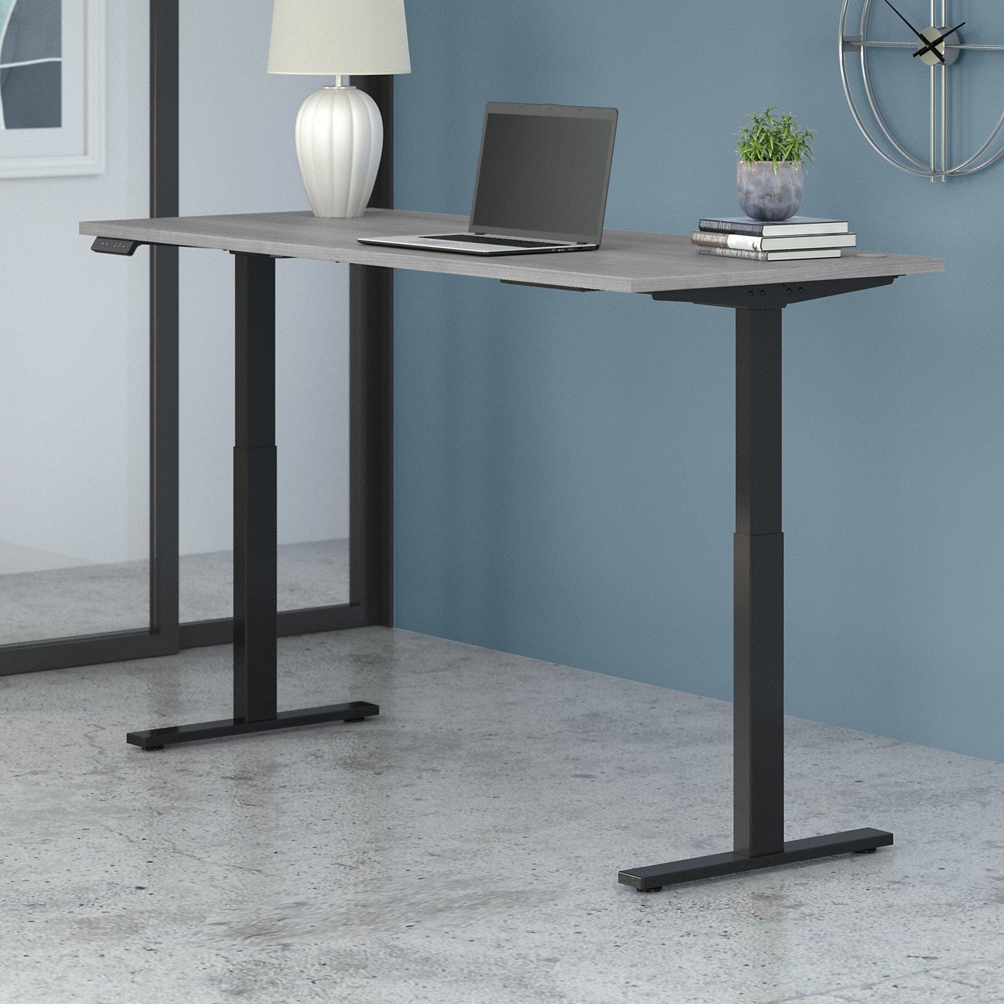 StandUp Desk Depot Move 60 Series by Bush Business Furniture 72W x 30D Electric Height Adjustable Standing Desk