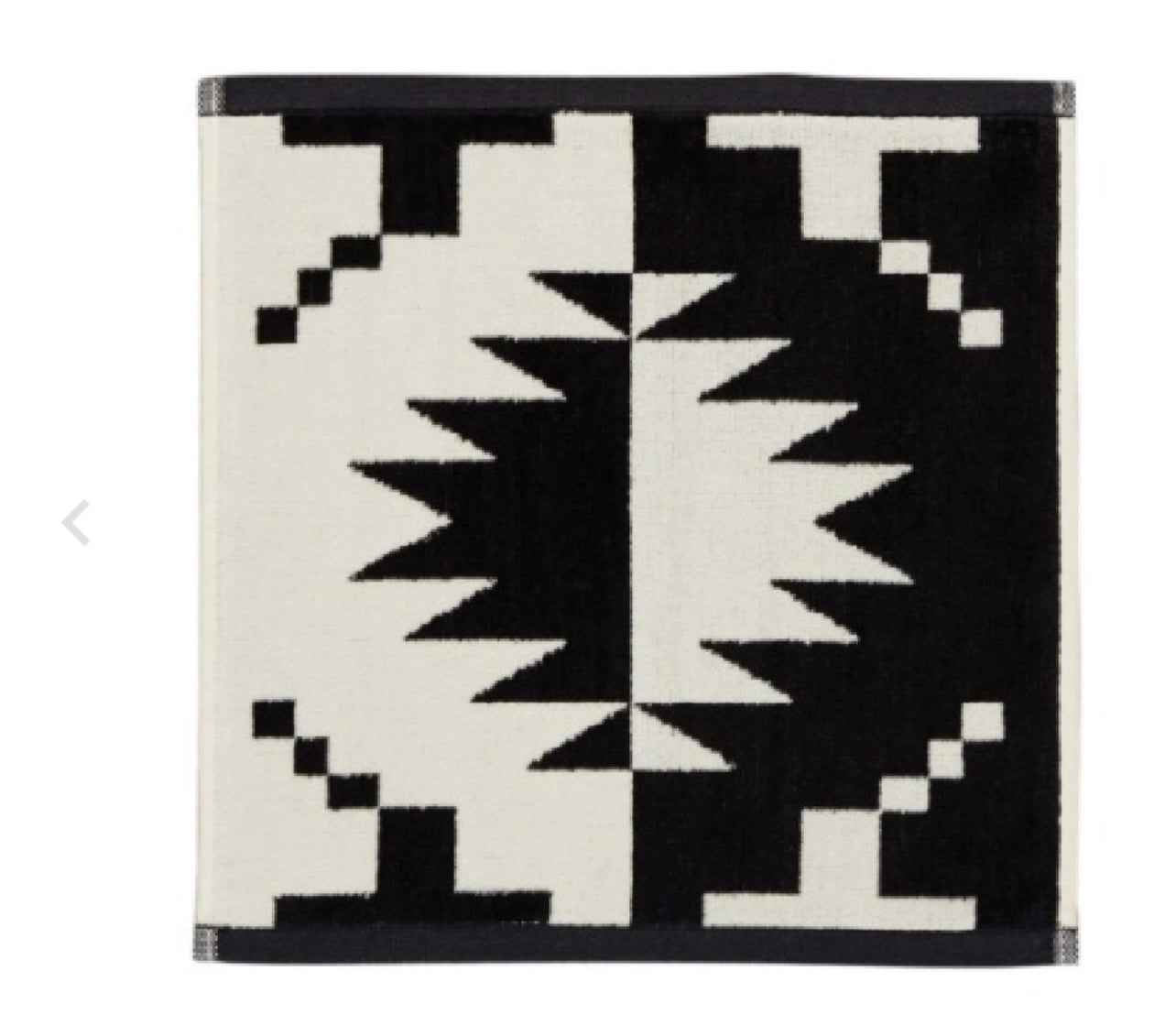Black/White Pendleton Wash Cloth
