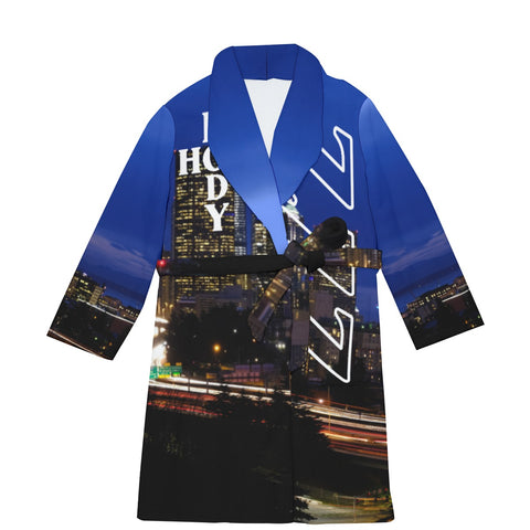 "SEATTLE" HOMEBODY FRIENDS ROBE front view