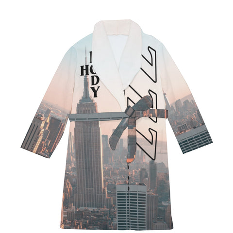 "NEW YORK" HOMEBODY FRIENDS ROBE front view