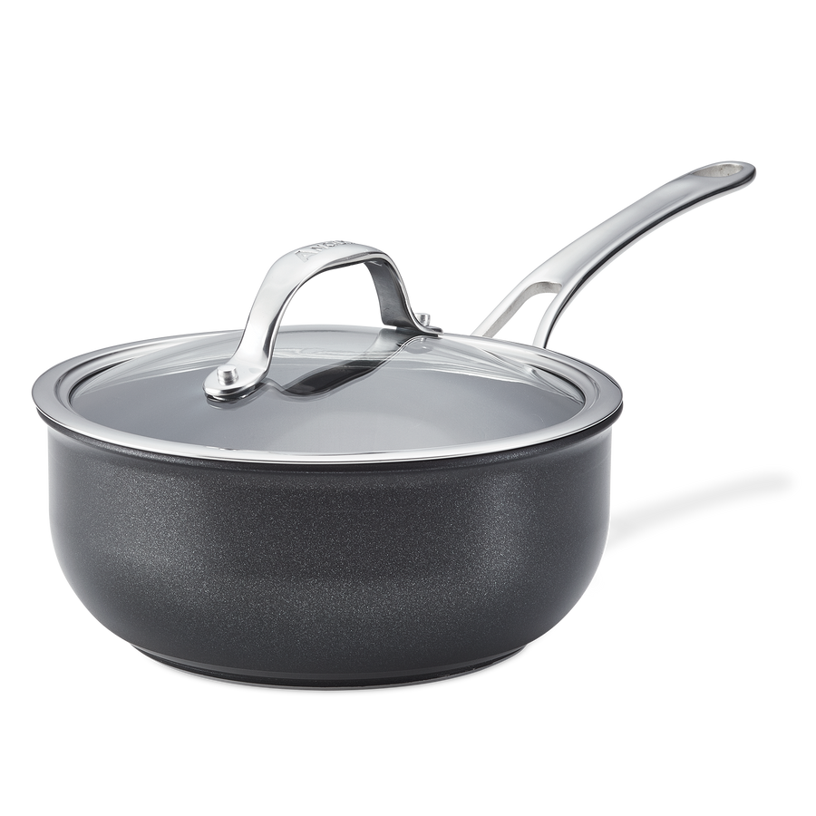 HA1 Hard Anodized Non Stick 3.5 Qt Saucepan with Lid