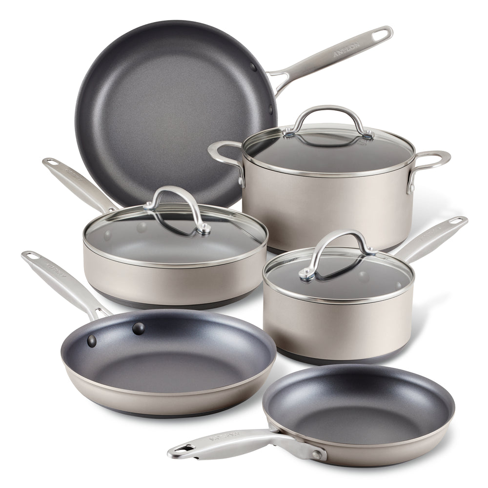 10-Piece Hard Anodized Nonstick Cookware Set – Anolon