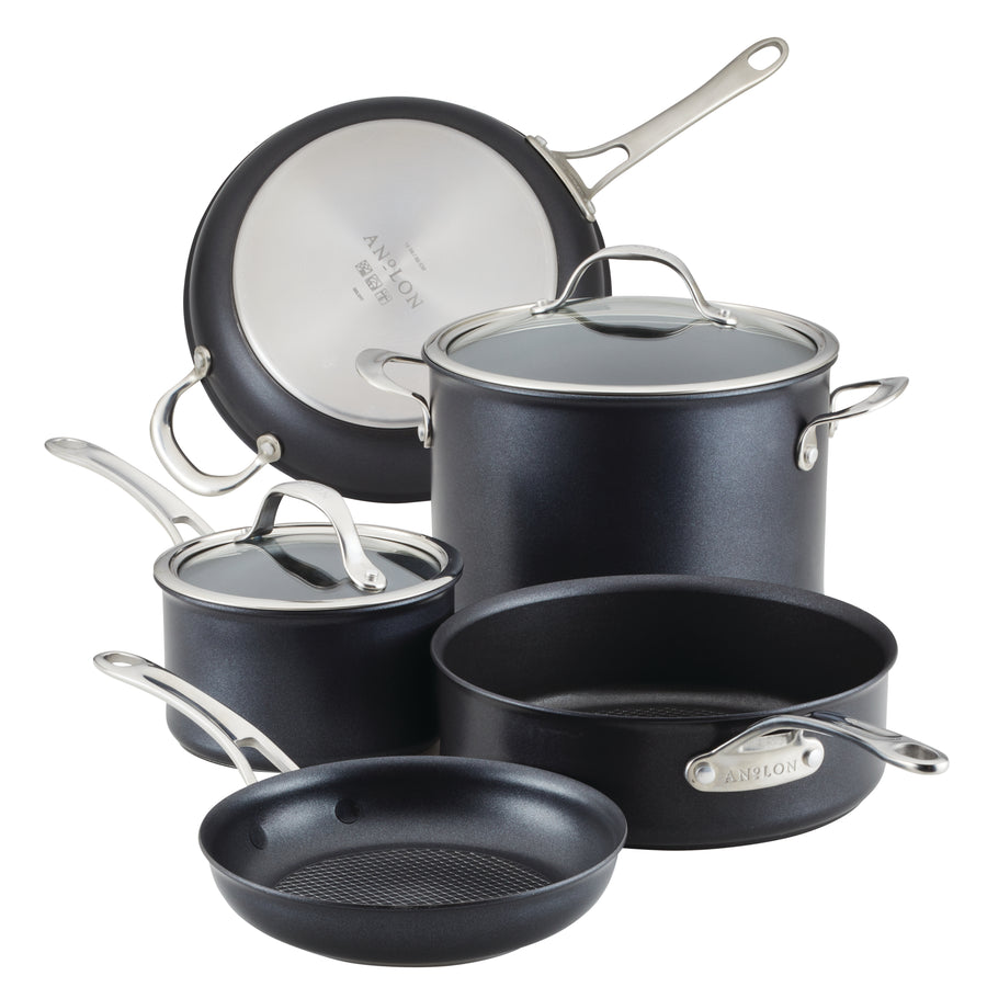 Aluminum Alloy Non-Stick Cookware Set, Pots and Pans - 8-Piece Set (Li –  DOUBLE GLOBAL INC