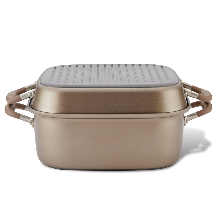 12.5-Inch Divided Grill and Griddle Pan