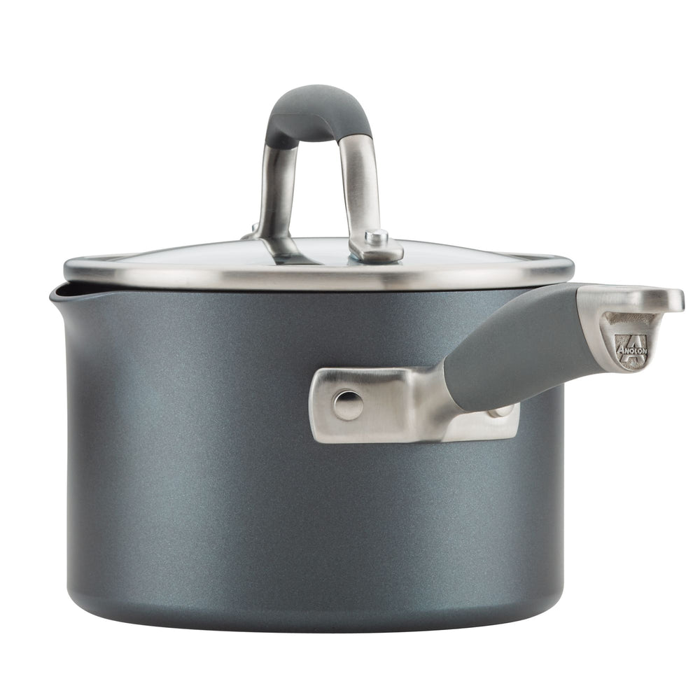 Anolon Advanced Home Hard-Anodized Nonstick Wide Stockpot with Lid · 7.5 QT