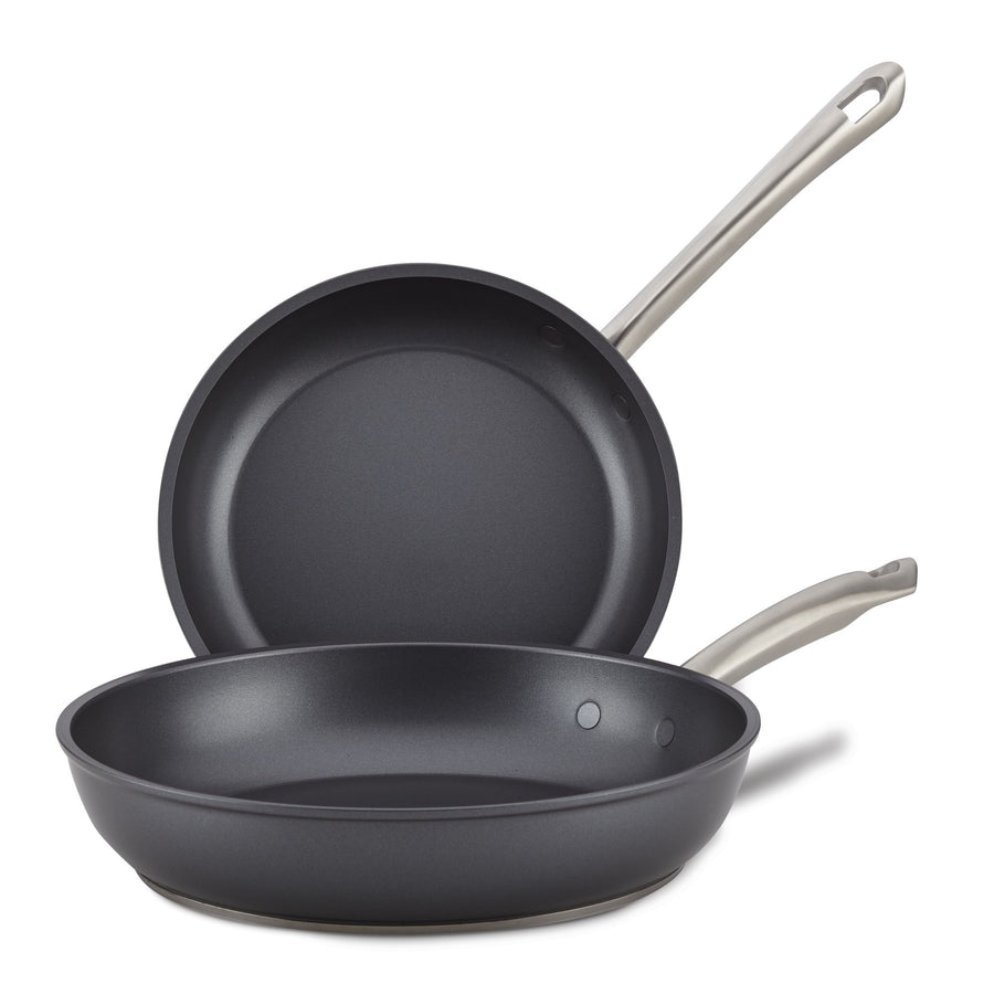 Anolon Advanced Hard Anodized Nonstick 10 In. And 12 In. French Skillet  Twin Pack, Fry Pans & Skillets, Household