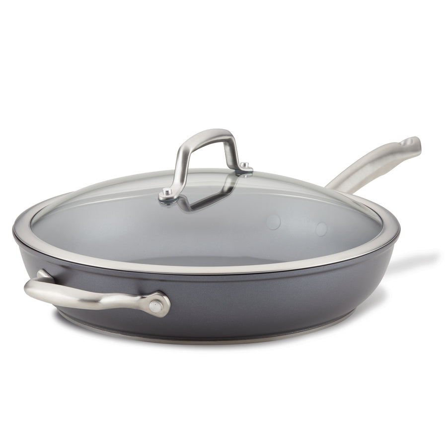 Premier™ Hard-Anodized Nonstick 12-Inch Frying Pan with Lid