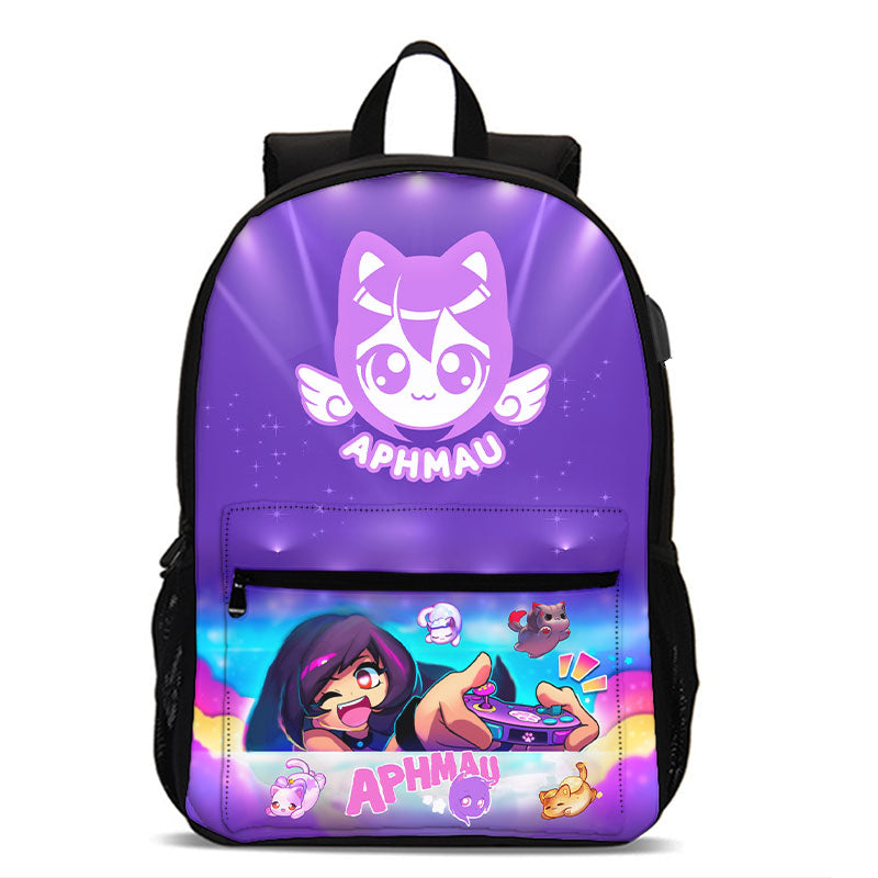 Aphmau Backpack for Teens Girls Aphmau Bookbag Lightweight Travel Bag ...