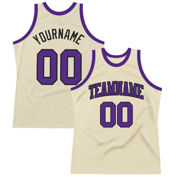 Sale Build Gold Basketball Authentic White Throwback Jersey Purple