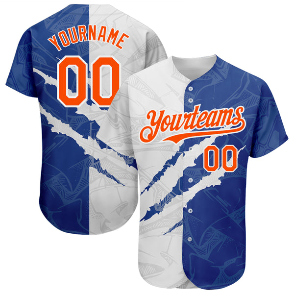 Custom Camo Royal-Red Authentic Baseball Jersey Discount