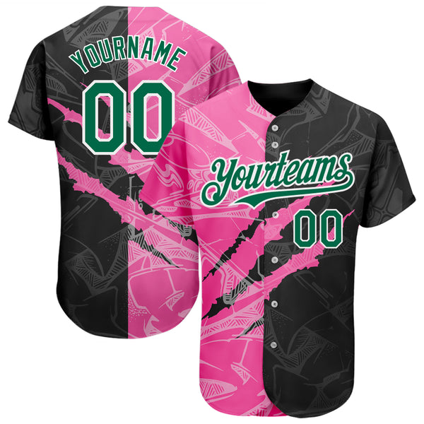 Custom Kelly Green Softball Jerseys