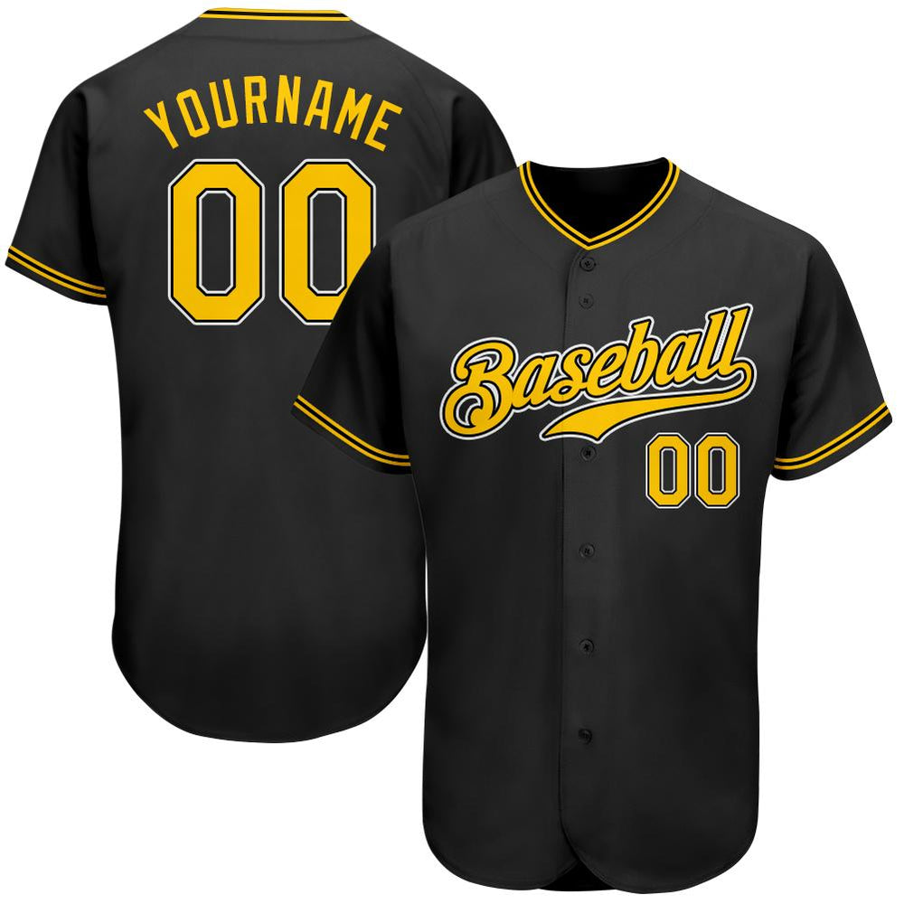 black baseball jersey custom