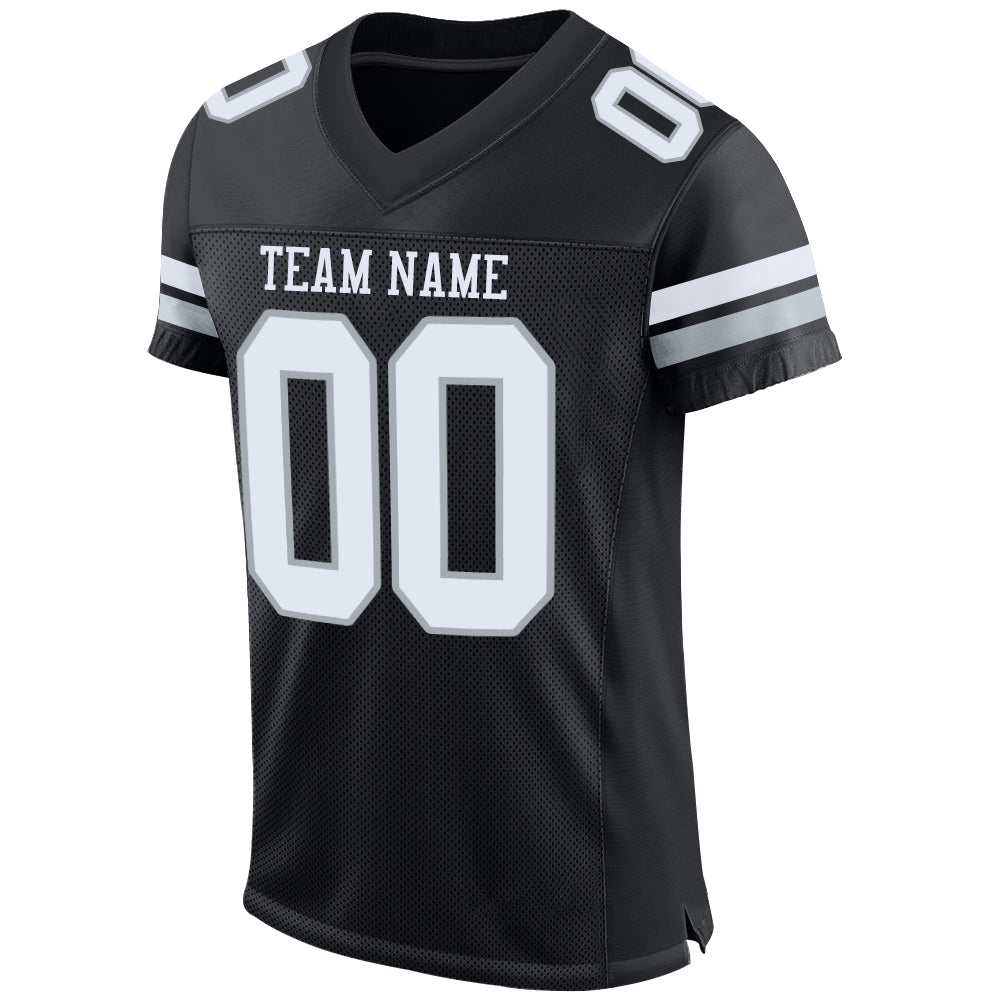 black and white jersey football