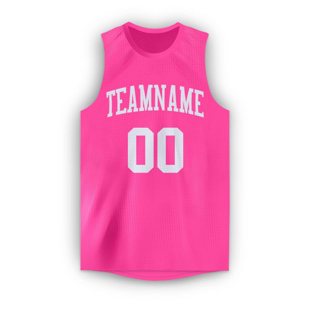 pink basketball jersey