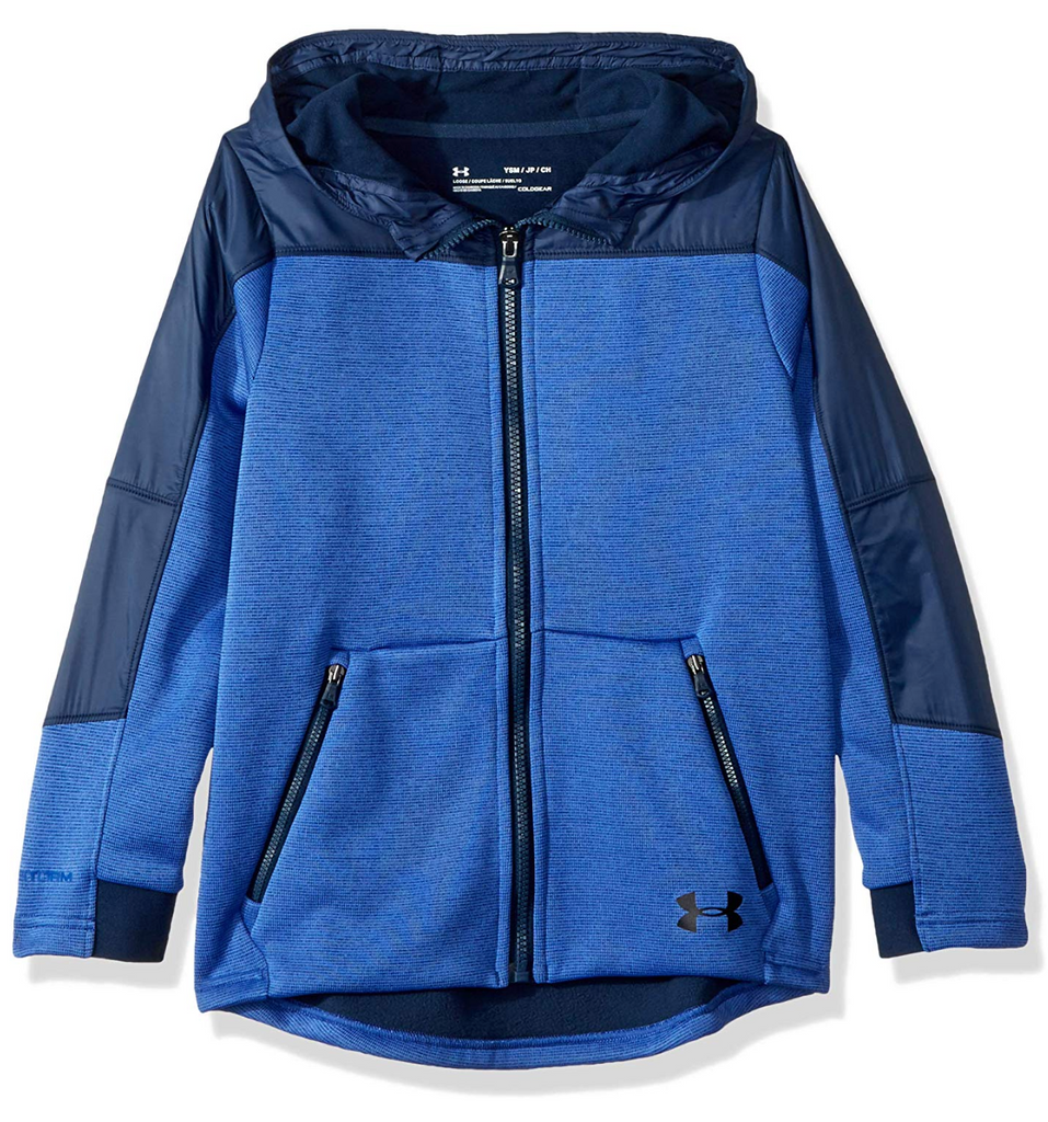 dark blue under armour hoodie