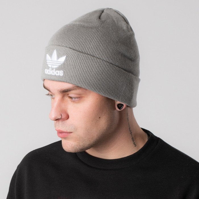 gray adidas beanie