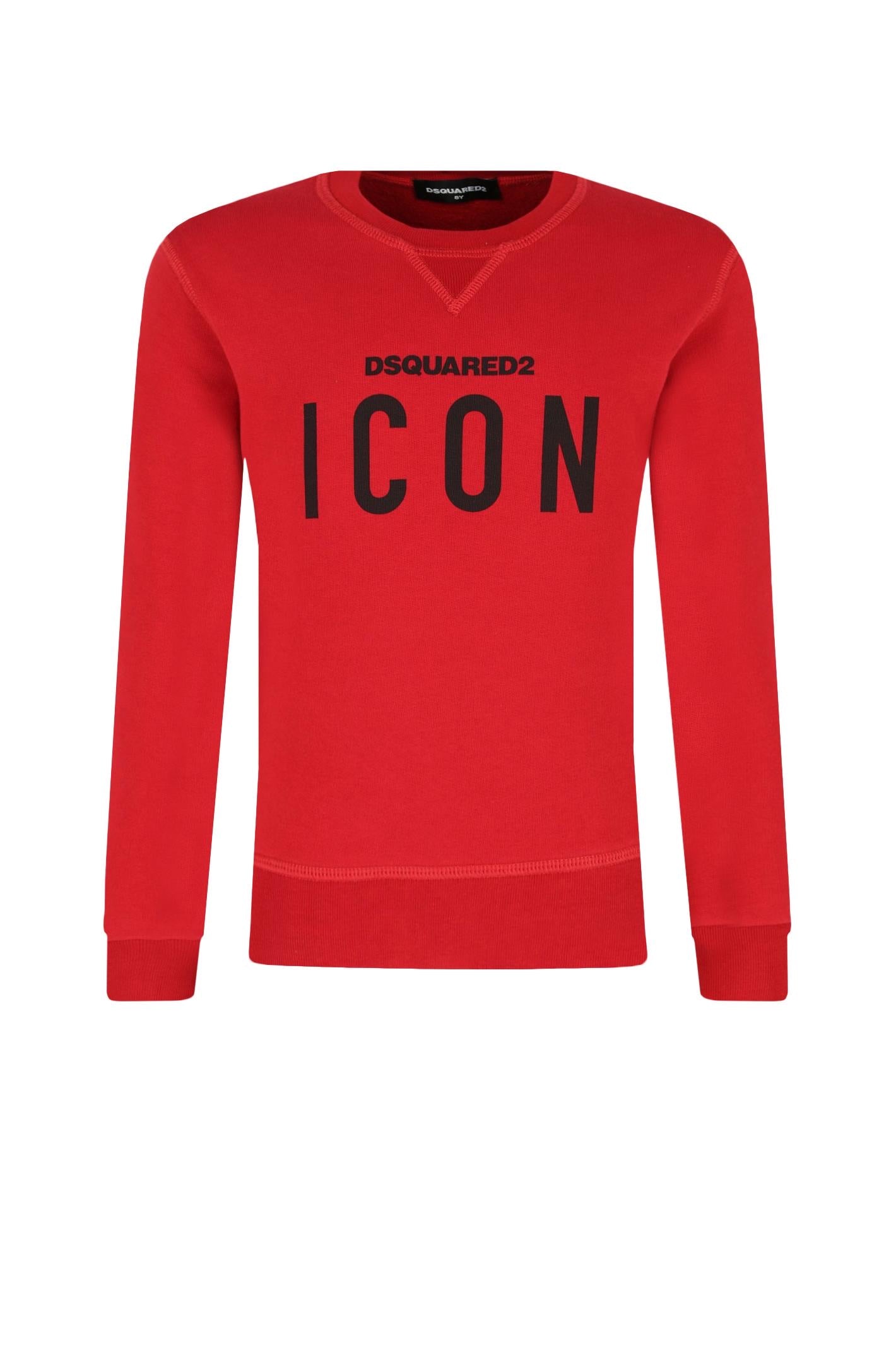dsquared icon sweatshirt red