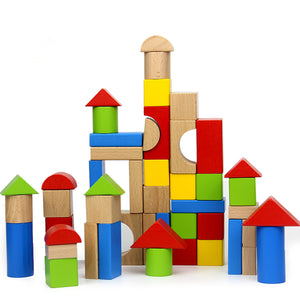 colored wooden blocks