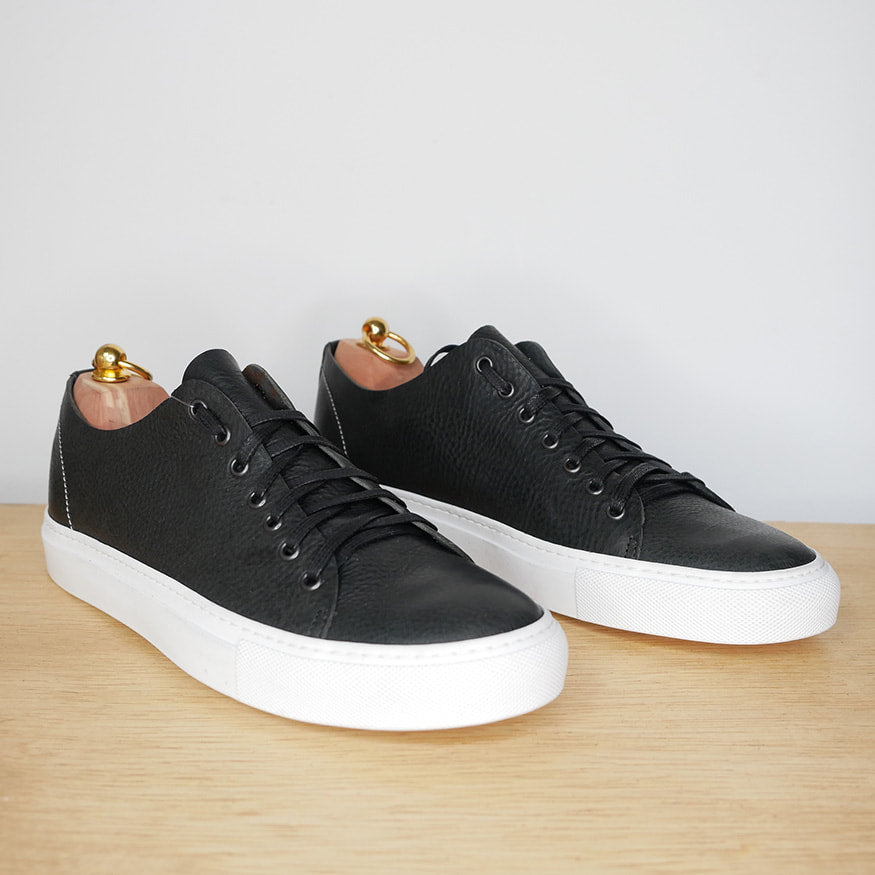 "The 63" Classic Low Sneaker - Black Badalassi