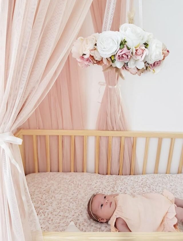 flower chandelier nursery