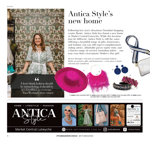 antica style finds their new home at Lutwyche market central following the devastating floods of 2022 at Toombul shopping centre.