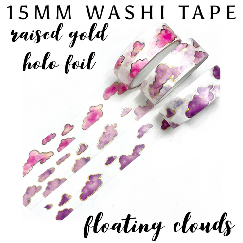 Raised Foil Washi Tape - Hanging Stars – Rose Colored Daze