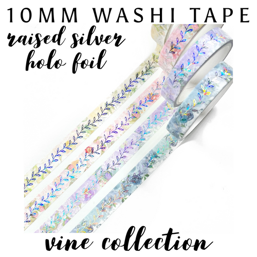 Holo Foil Fourth Wing Books Washi Tape (15mm)