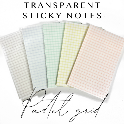 Transparent Sticky Notes - 3 Heart Shaped - Neon Collection – Rose Colored  Daze