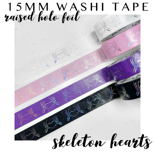 Raised Foil Washi Tape - Hanging Stars – Rose Colored Daze