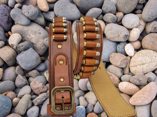 CLASSIC WESTERN GUN BELT - The Sheriff Ranger – Hellhound Leather Co