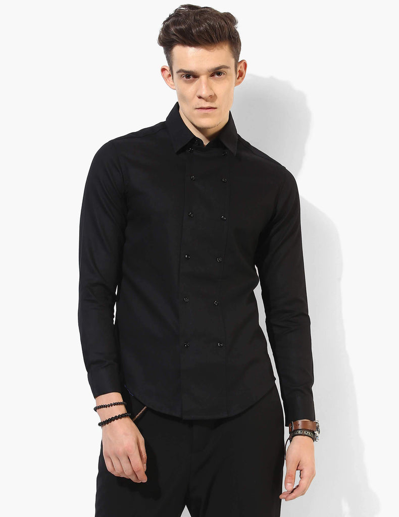 Polished Double Breasted Shirt - Tuck N Stitch