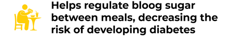 NutraStat helps to regulate blood sugar levels between meals, decreasing your risk for developing diabetes 