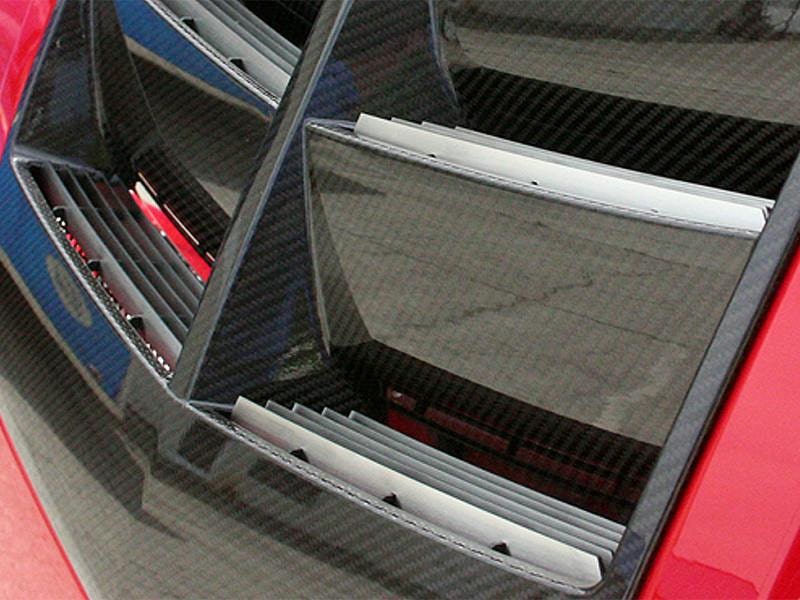 5th Gen Camaro ZL1 Hood Vent Trim Kit Brushed | Camaro Store Online