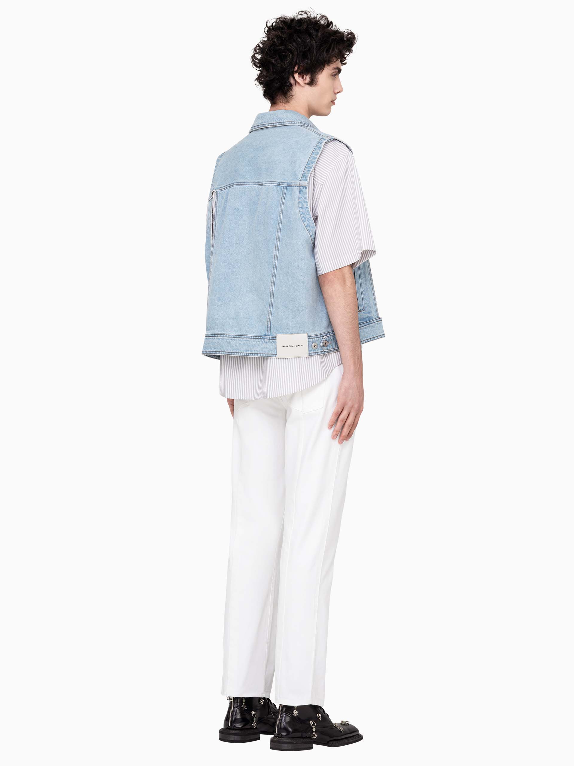 2 IN 1 DENIM JACKET – Feng Chen Wang