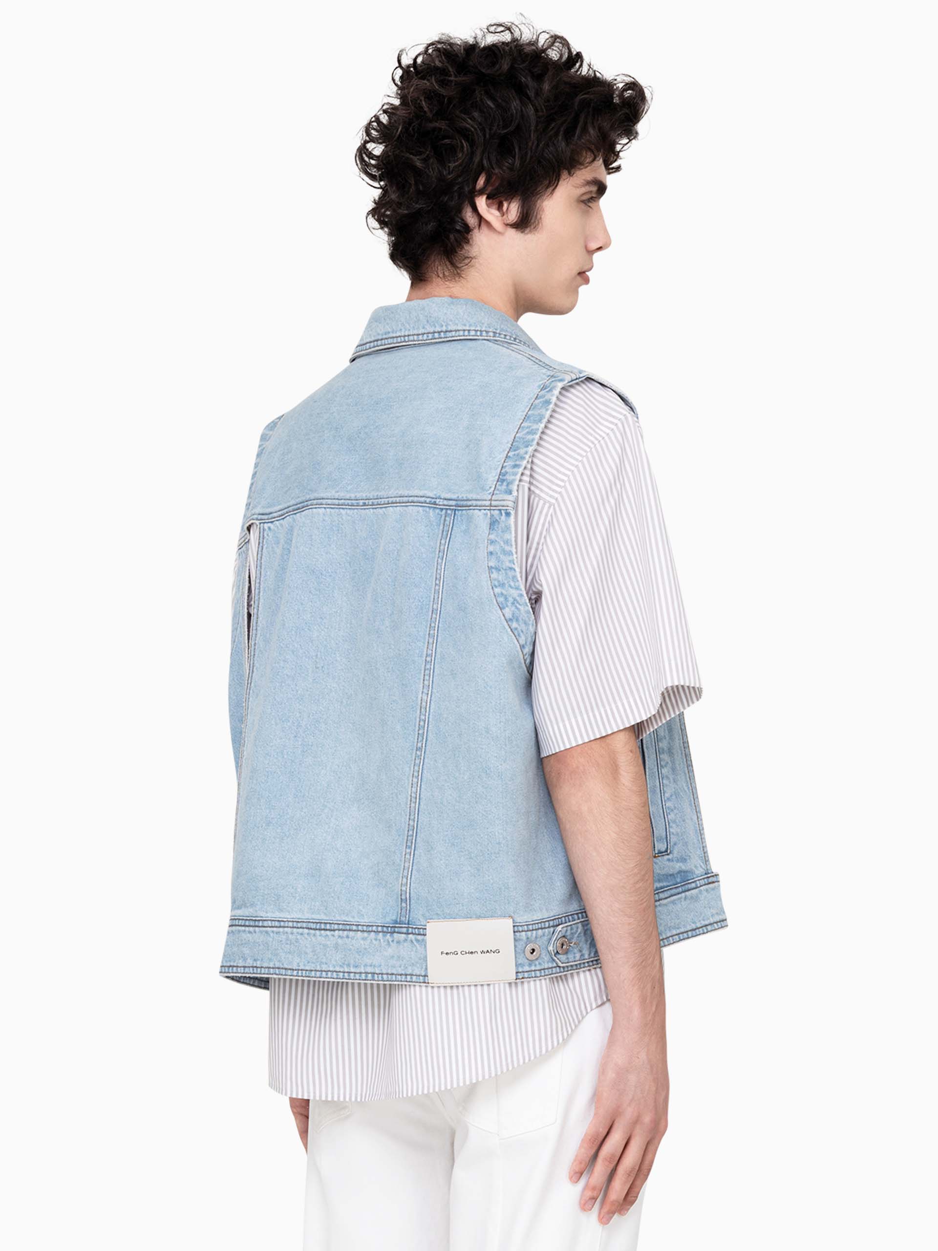 2 IN 1 DENIM JACKET – Feng Chen Wang