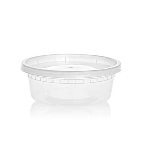 16oz Heavy Duty Clear Plastic Deli Containers with Lids for Soup –  EcoQuality Store