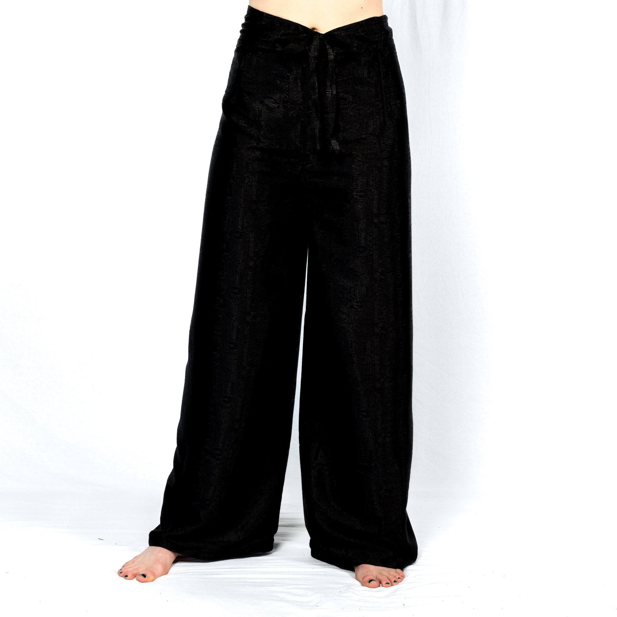 Silk Wraparound Pants