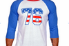 Men's '76 Stars & Stripes Patriotic Baseball Raglan