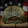 MultiCam American Flag Patch Ball Cap in green