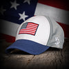 Picture of Navy White & Gray American Flag Ball Cap